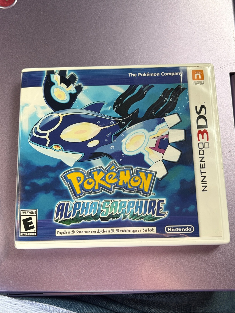 Nintendo Pokémon Alpha Sapphire — Blue & White Cover Art